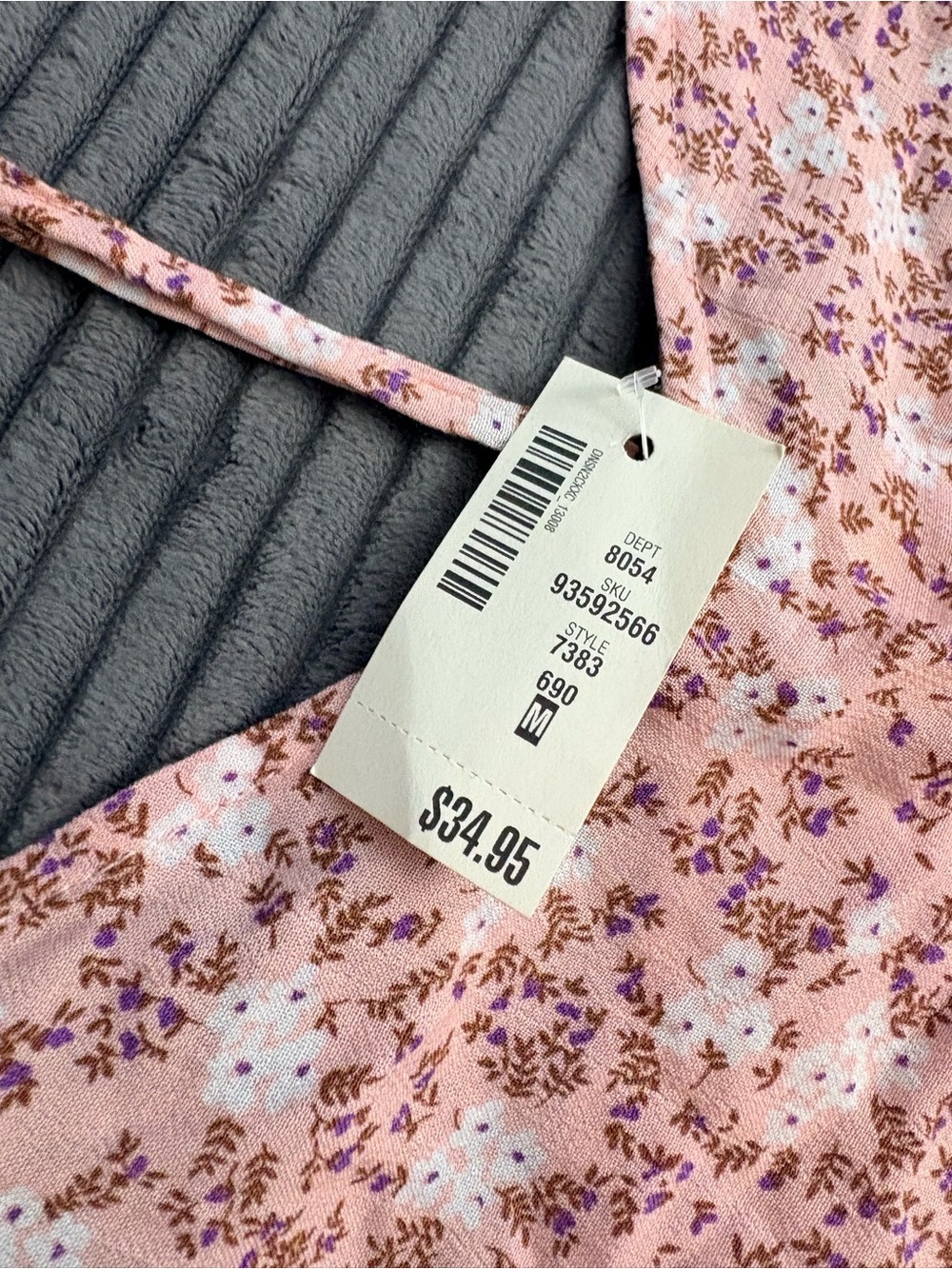 Aeropostle Floral Slip Dress - Pink Floral - Picture 4 of 7